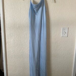 Hemline Oxford long gown
